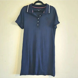Tommy Hilfiger Chambray Collar Polo Dress